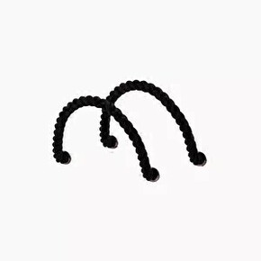 O bag short handles | rope | black