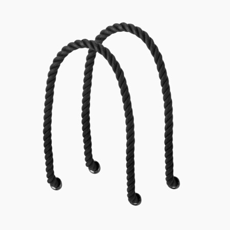 O bag long handles | rope | black 
