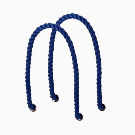 O bag long handles | rope | blue
