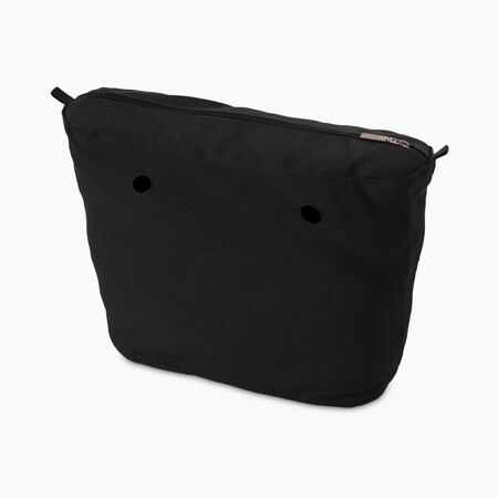  O bag classic innerbag zip-up | canvas | black