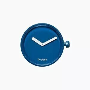 O clock dial tone on tone capri blue