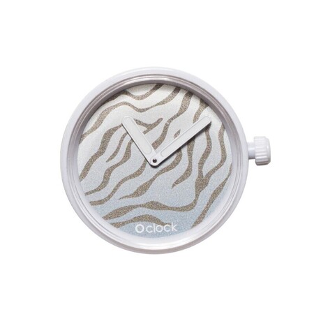 O clock dial graphic tiger