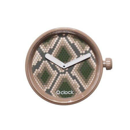 O clock dial graphic snake