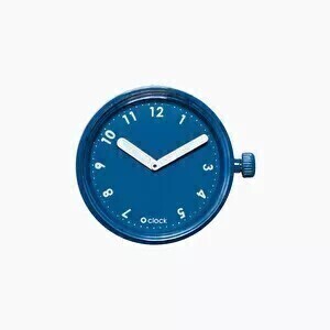 O clock dial numbers capri blue
