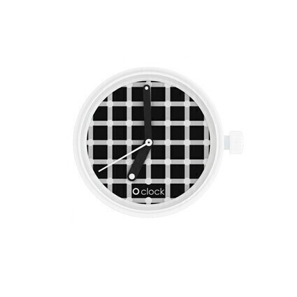 O clock dial graphic square