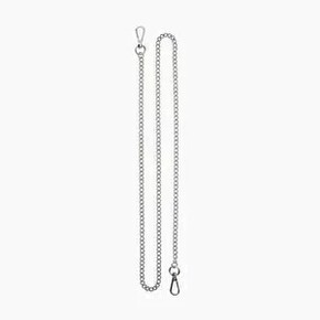 O bag long shoulder strap | metal chain | silver