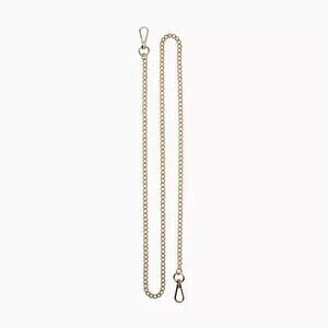 O bag pocket long shoulder strap metal chain gold