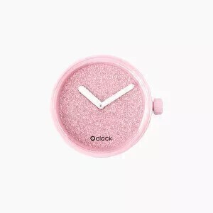 O clock dial glimmer blush pink