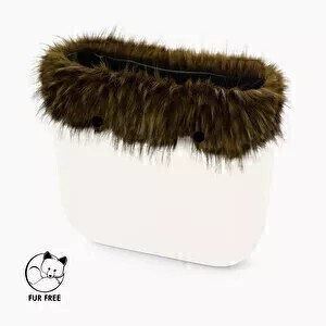 O bag classic trim | faux murmasky fur | military
