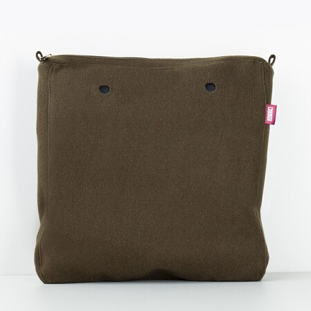Ju'st O | J-Half innerbag wool | olive green | Uitverkoop