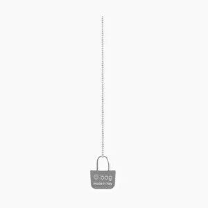 Necklace O bag silver