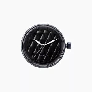 O clock dial matelassé graphite