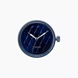 O clock dial matelassé navy blue