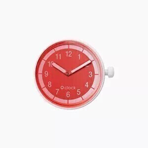 O clock dial faded glass coral