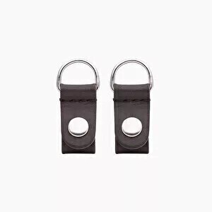 O bag clips (silver) volcano