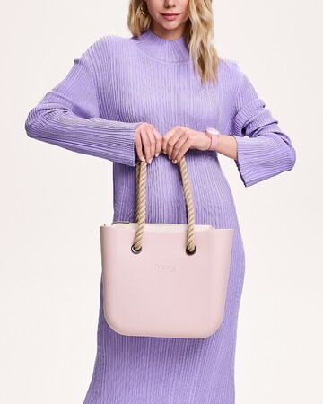O bag mini smoke pink & rope | bestseller