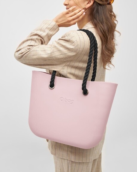 O bag classic smoke pink & black