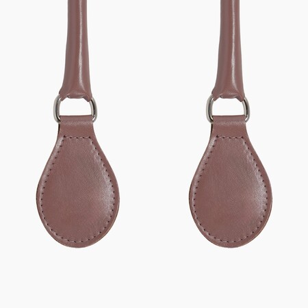 O bag midi handles tubular | old pink