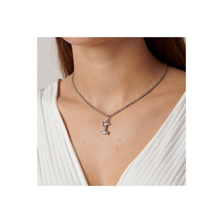 UNOde50 alfabet |zilver| Letter i | Uitverkoop