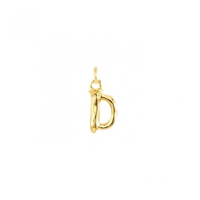 UNOde50 alfabet |goud| Letter d | 