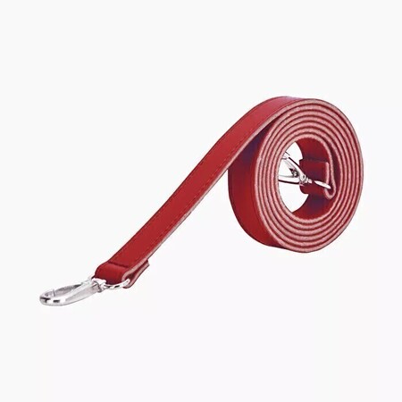 O bag shoulder strap extra long (140 cm) faux leather red